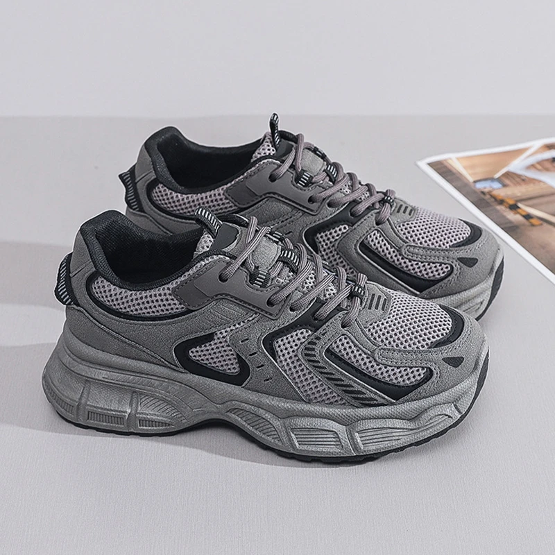 特大码男鞋45加肥加宽厚底老爹鞋46保暖休闲运动鞋47冬季新款48