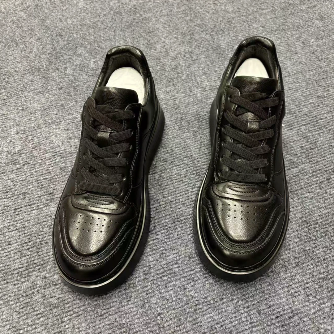 133广州男士休闲皮鞋时尚百搭