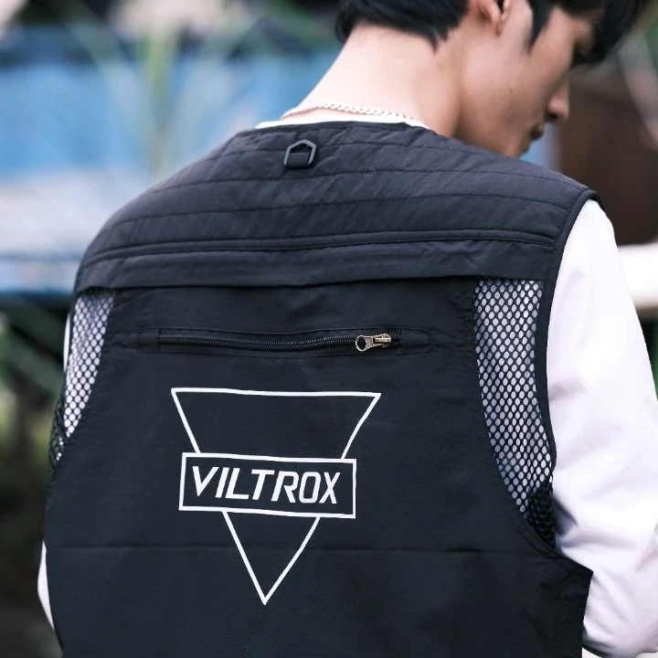 VILTROX/唯卓仕logo定制摄影马甲 时尚休闲款 舒适透气 黑色