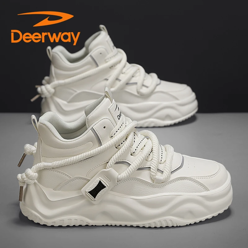 德尔惠男鞋夏季运动软底跑步休闲高级感ins炸街痞帅黑色老爹潮鞋