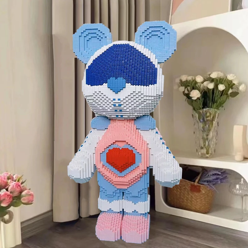 45cm【正版授权】星际熊积木-正品潮玩公仔摆件益智玩具拼插积木