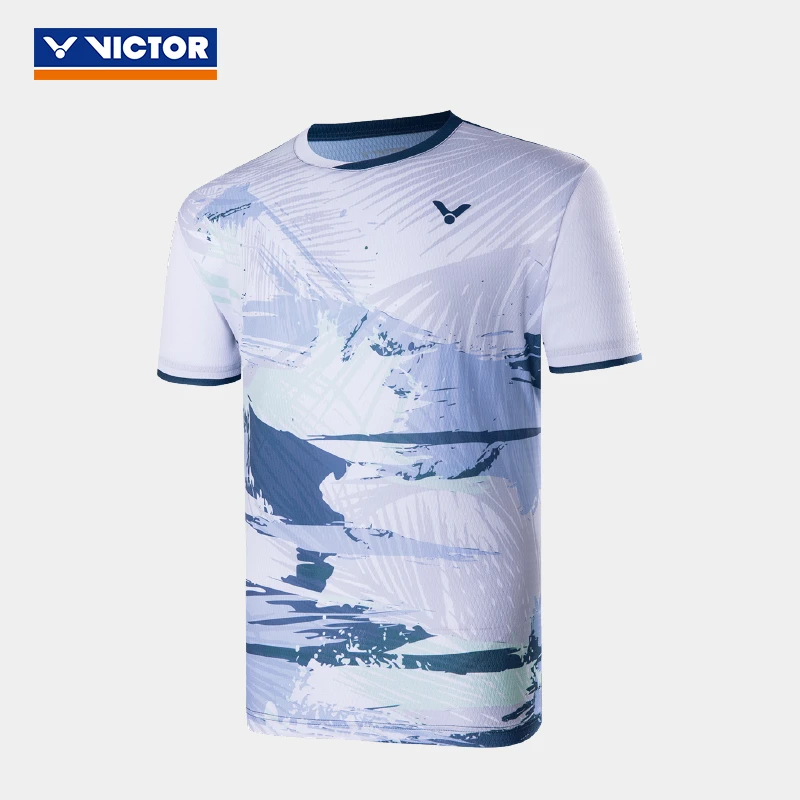 VICTOR威克多 羽毛球服大赛系列中性款针织运动T恤 T-35000TD