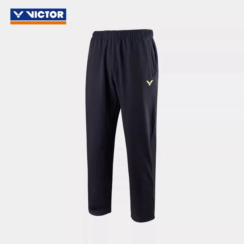 VICTOR/威克多 羽毛球服训练系列中性款针织运动长裤 P-25803