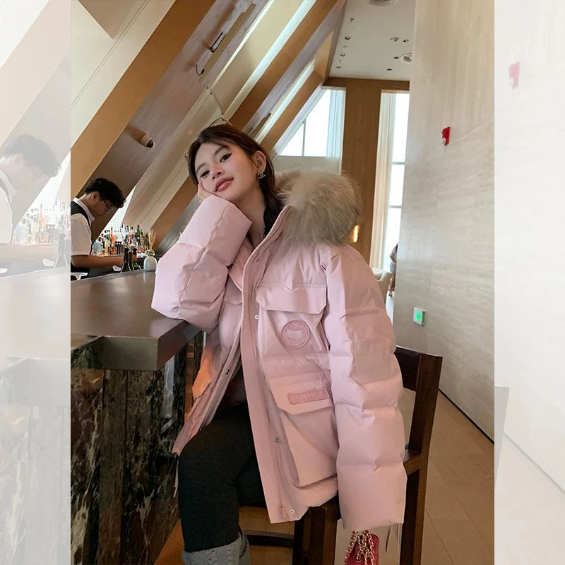 【YR】24年极寒系列新款男女同款派克服中长款加厚白鸭绒25777现货