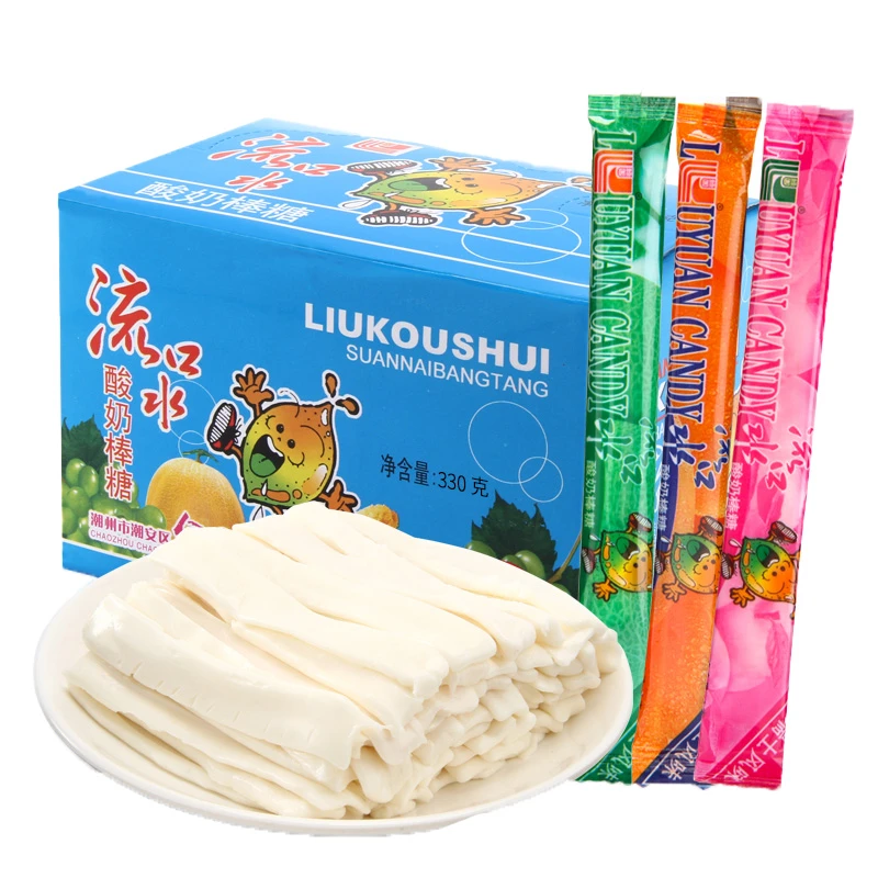 8090后怀旧小零食流口水酸奶棒阿波糖酸奶糖儿童休闲少女糖果软糖