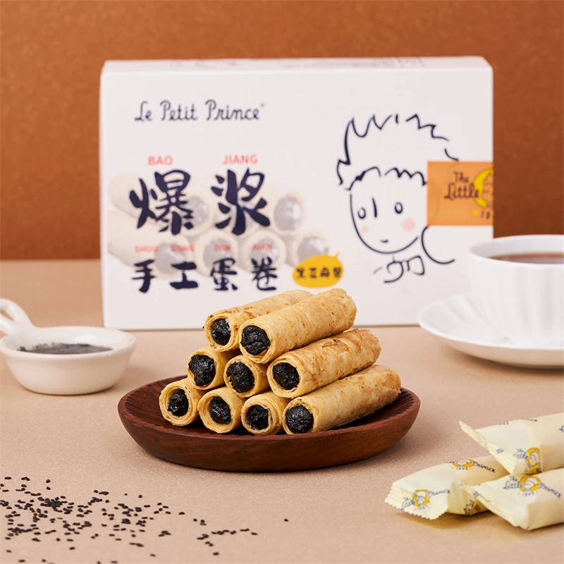 【赠精美礼袋】Le Petit Prince小王子爆浆手工蛋卷4盒