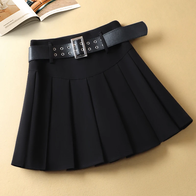 秋季西装百褶裙半身裙女高腰显瘦百搭2025新款春秋短裙小个子半裙