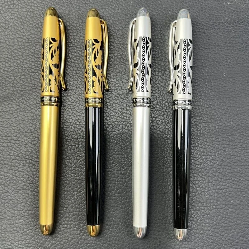 文荣213金笔全金属笔身墨水笔学生练字笔10K金笔尖小明尖库存老笔