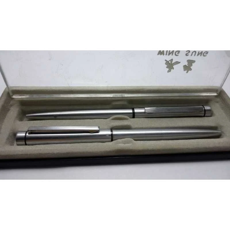 永生322圆珠笔对笔全钢按动圆珠笔怀旧经典情人节2套包邮