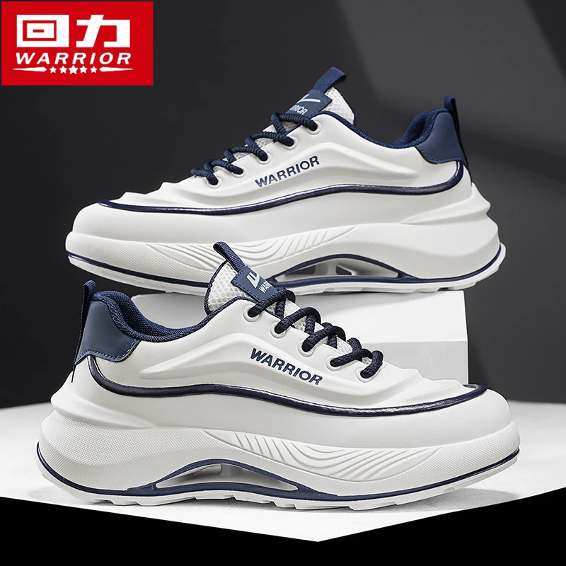 回力运动男鞋2025春季新款减震休闲跑步鞋青少年厚底增高小白潮鞋