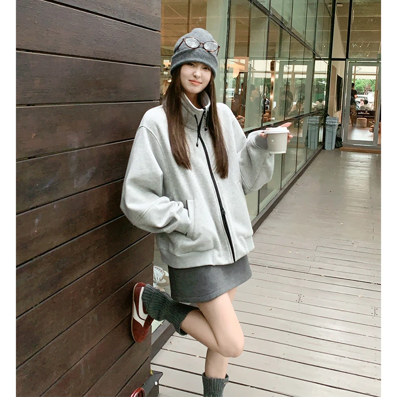 M美洋MEIYANG【不来电系列】轻松派外套 抗静电抑菌摇粒绒保暖卫衣