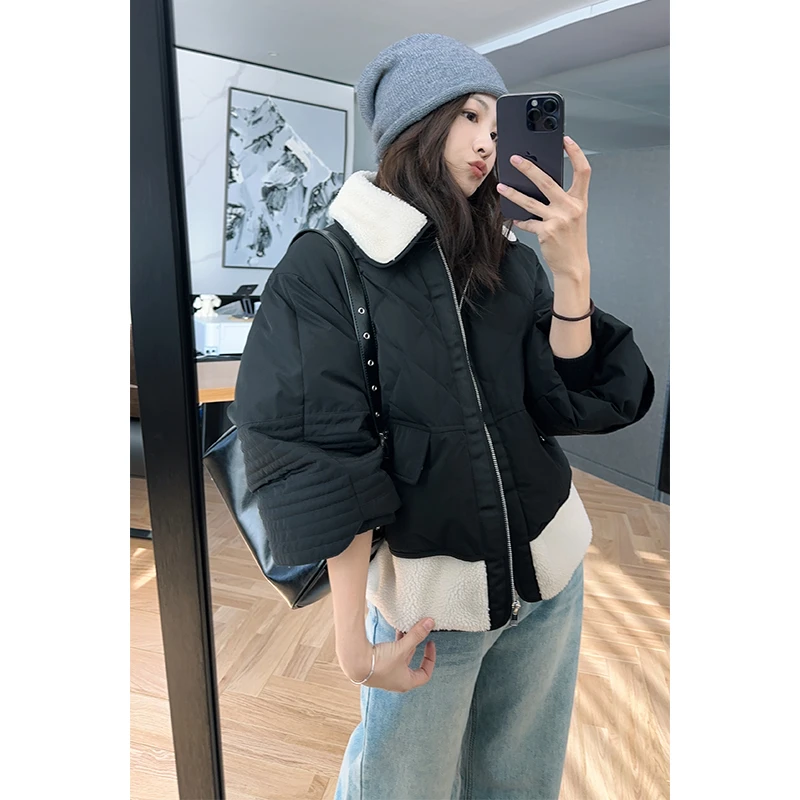 A美洋MEIYANG【现货】雪国鹅绒服 50+帅气利落宽松短款夹克羽绒服