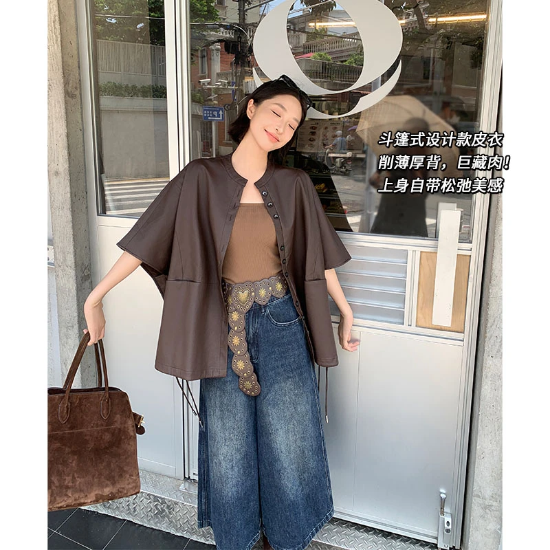 【断码捡漏】美洋MEIYANG 酒心巧克力皮衣