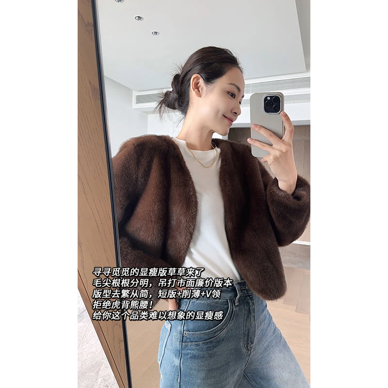 美洋MEIYANG 李李外套 显瘦！华丽贵气短款外套