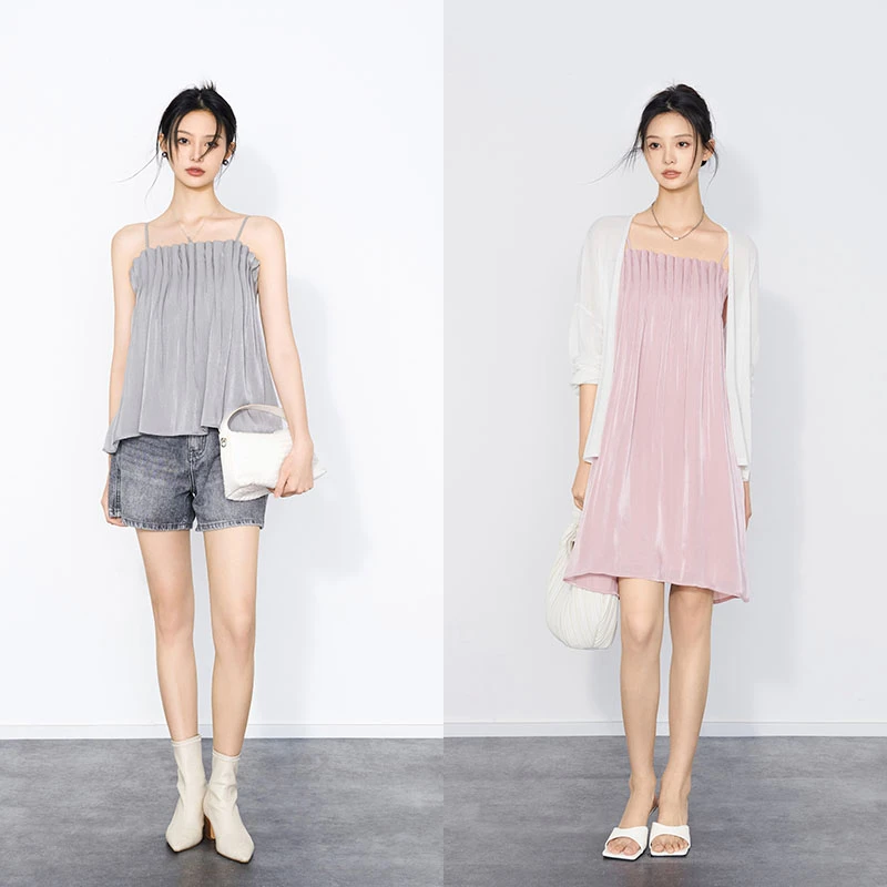 【现货】美洋MEIYANG人鱼姬吊带【流光系列】 温柔浪漫 长/短版连衣裙