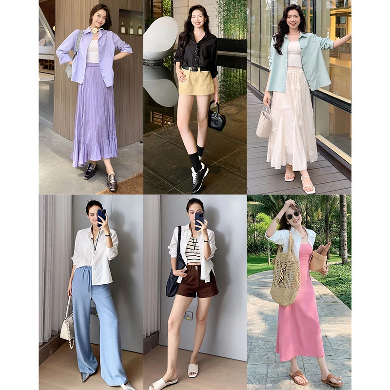 A美洋MEIYANG 胶囊抗皱衬衫 免熨烫系列~彩色多巴胺立裁休闲衬衣