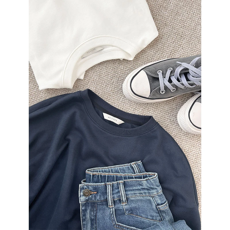 美洋MEIYANG 小巨蛋卫衣 索罗娜|基础百搭休闲圆领短款长袖上衣