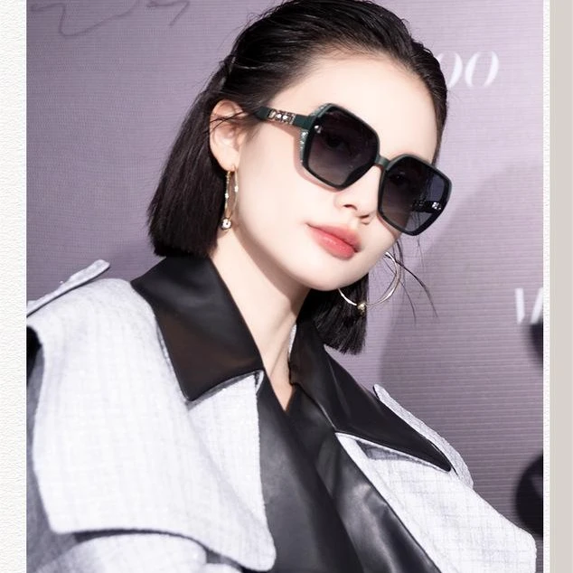 网红墨镜时尚偏光太阳镜街拍太阳眼镜防紫外线百搭女款优雅罗特斯