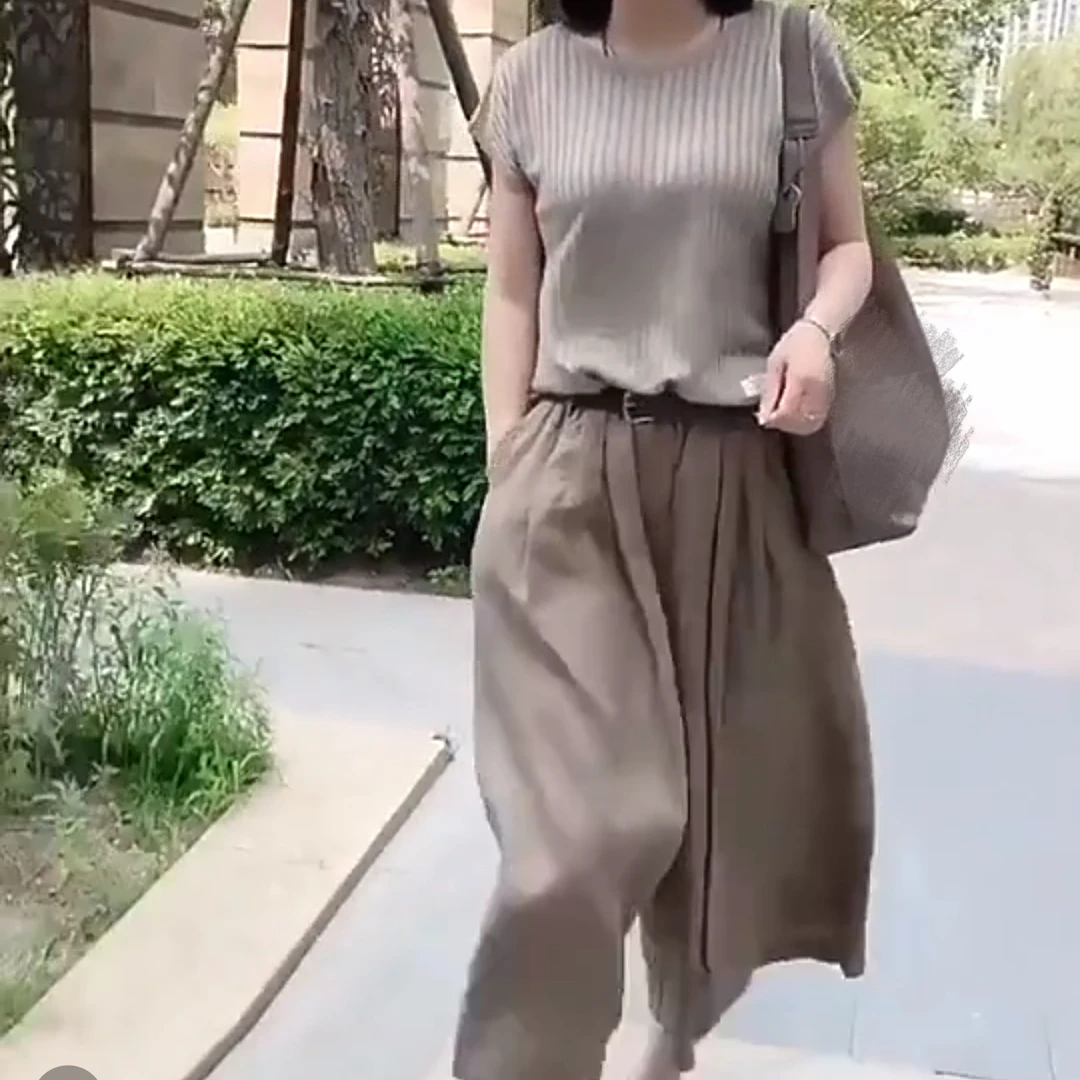 03夏季新款减龄休闲时尚气质显瘦女装