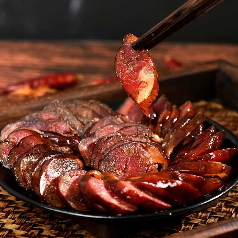 贵州腊香肠 柴火烟熏手工灌制腊肠