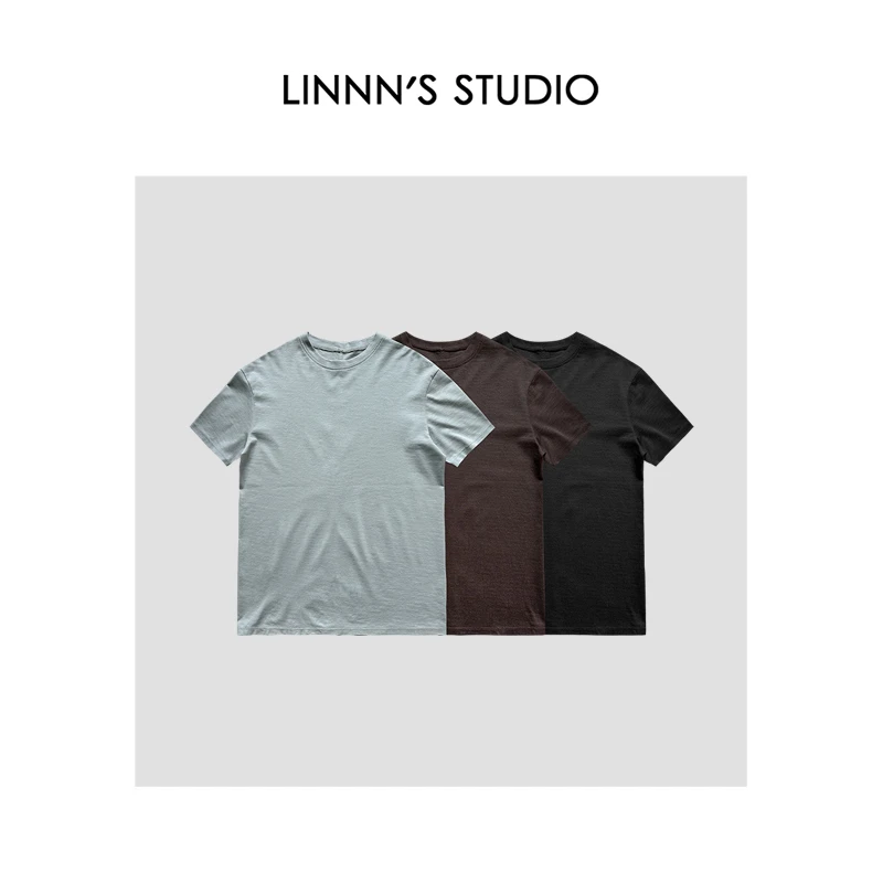 LIN X BUR 天醋丝 肌肤之美 三色入桑蚕丝醋酸短袖T恤TX01545