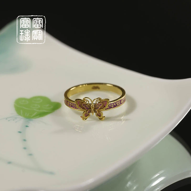 【蜕变】富富珠宝 18K金时尚百搭戒指  （天然珠宝多样性发）