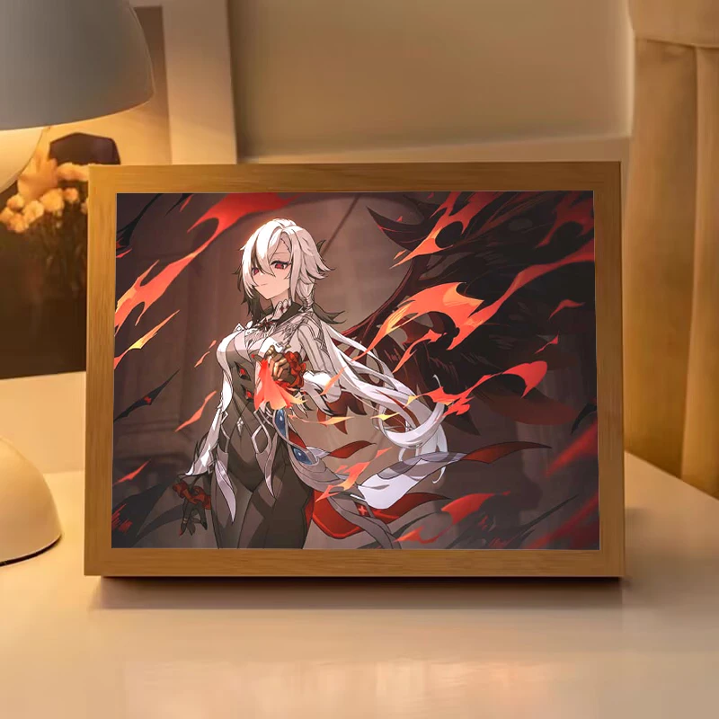 原伸仆人灯光画阿蕾奇诺周边小摆件二次元灯光画手办氛围小夜灯