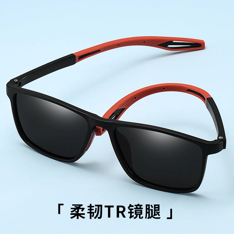 时尚运动款太阳镜男士超轻潮流眼睛防紫外线百搭骑行镜登山墨镜女