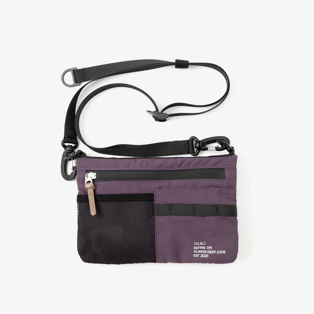 CLXL Studio通勤百搭户外骑行运动斜挎包防水轻便信封小方包男女