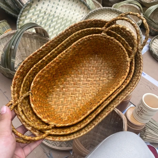 海草编织三件套长24-27-30