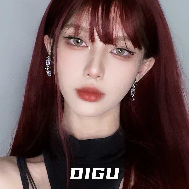 铜合金耳饰 嘀咕家DIGU甜美锆石不对称耳环独特打结耳饰百搭耳钉