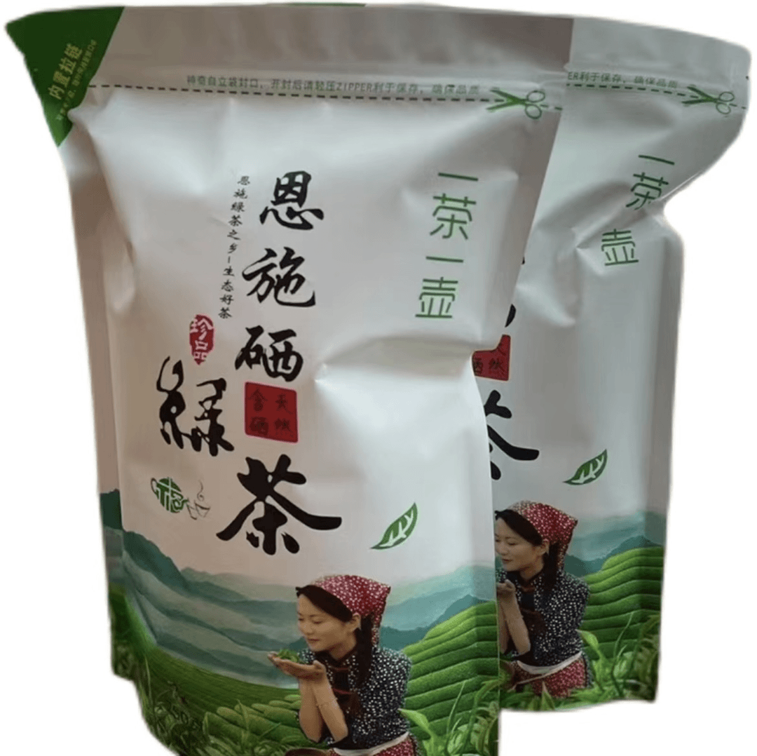 浓郁口感恩施绿茶2024新茶叶春茶恩施绿茶浓香型茶炒青散装50克
