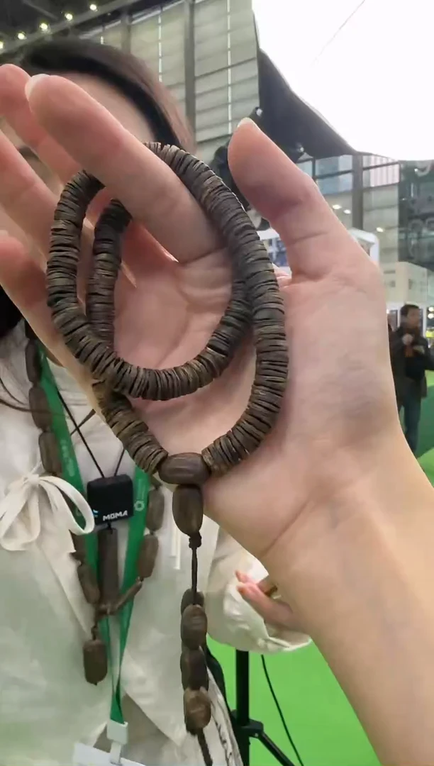 【闪购商品】沉香手串片珠双圈沉水 千里香 18g+多样性一条