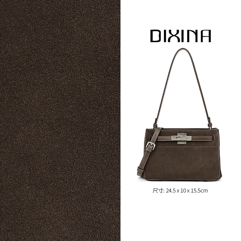 【凯莉包】DiXiNa/迪昔娜品牌女包2024新款设计师雅丹风腋下斜挎包