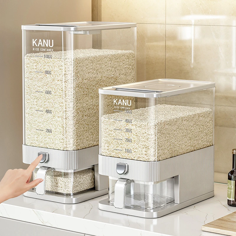米桶家用2024新款防虫防潮防尘密封米缸装大米储米箱杂米粮收纳盒