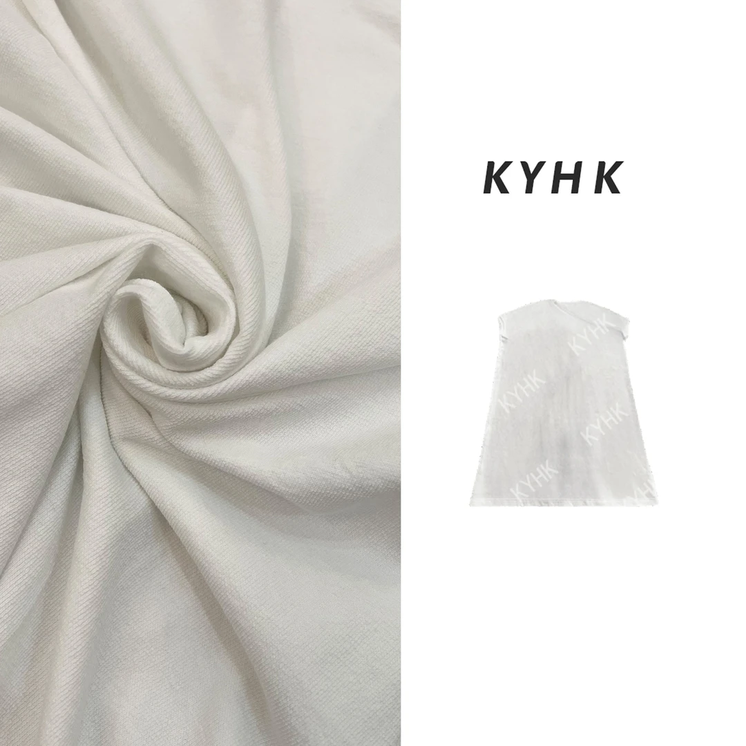 KYHK极简纯色宽松休闲过膝长裙240765