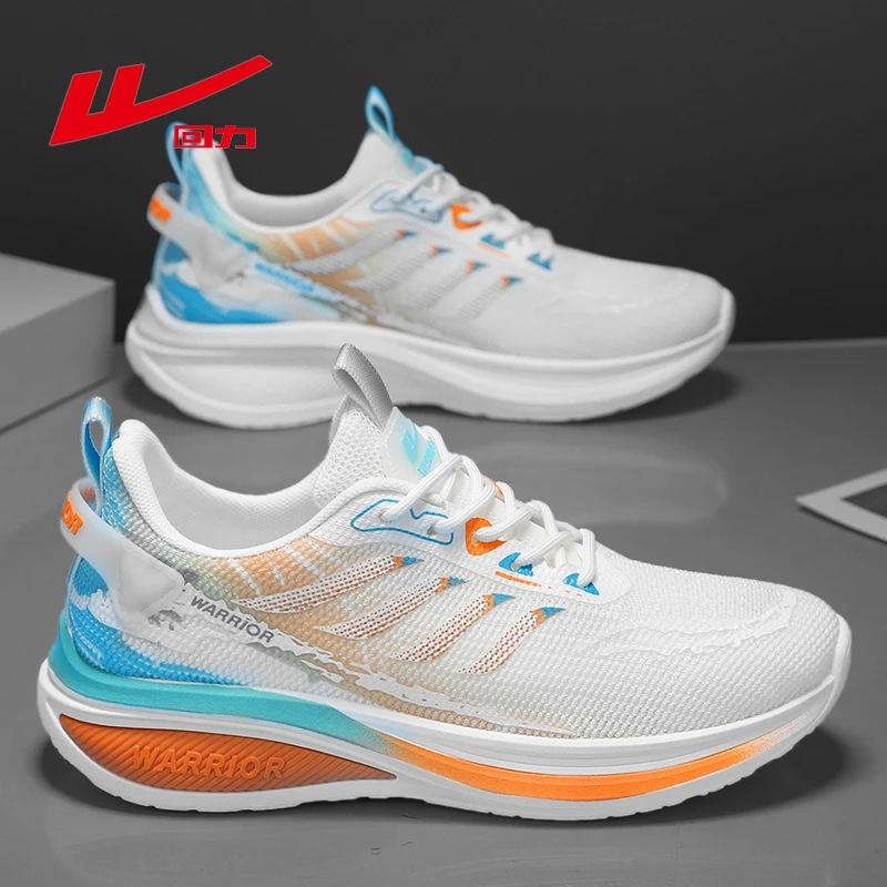 回力男鞋运动鞋男2024新款夏季飞织网面透气鞋男轻便休闲跑步鞋男