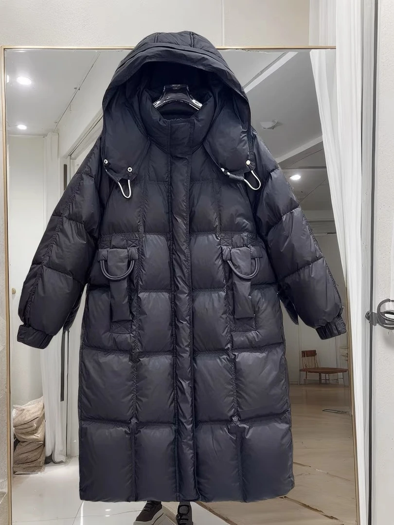 【盼盼家精品女装】帽子黑白绳长款