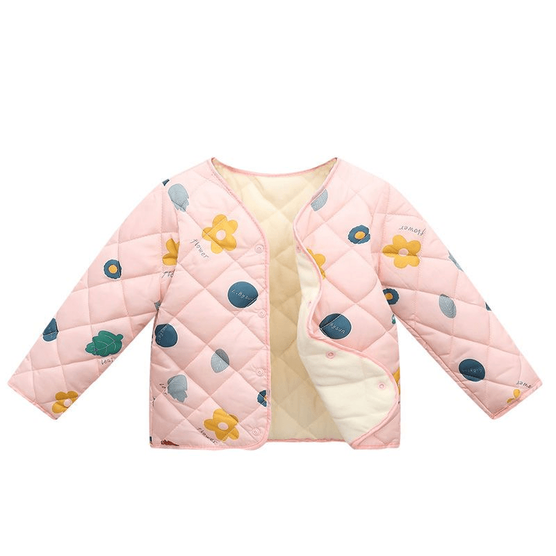 【冬季大促】儿童中小童宝宝保暖棉衣外套男女童轻薄款休闲百搭内