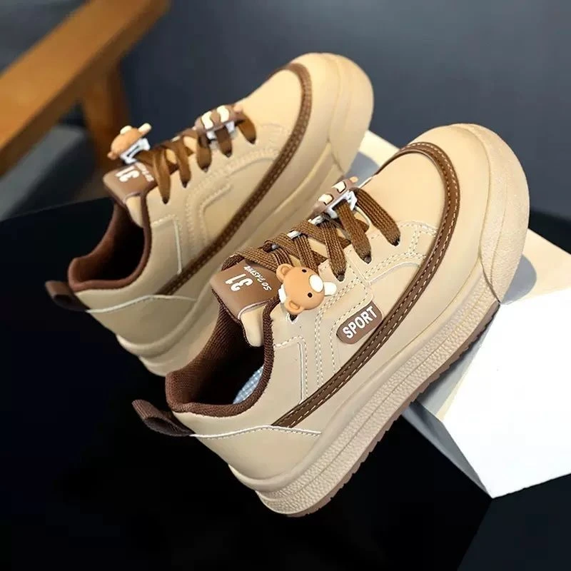 巴拉甄选儿童板鞋女童运动鞋2023秋新款小学生休闲鞋中大童时尚百