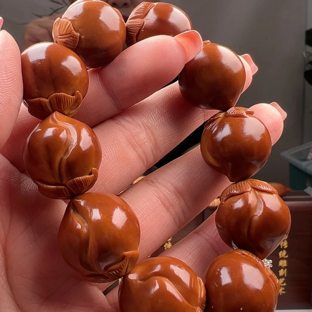 橄榄核手串乐*橄榄核雕橄榄核