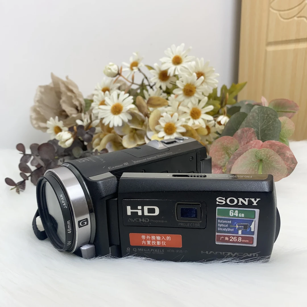 95新 Sony/索尼 pj510e 翻转屏长焦dv(二手商品售出No退No换)