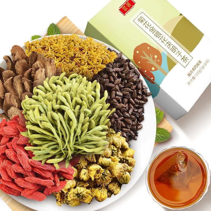 庄民 甄选菊花金银花决明子茶150g 耐泡女性优质手工成年男性粉丝