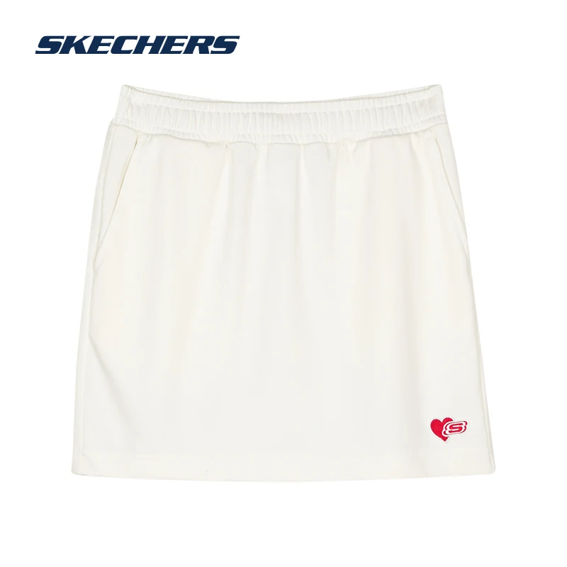 【赵露思同款】斯凯奇女子运动百搭时尚宽松纯棉时尚短裙L422W163