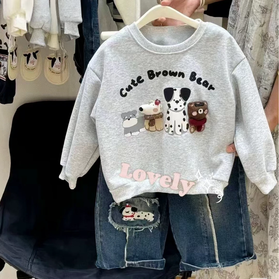 男童卫衣春秋新款女宝宝休闲套头上衣儿童早秋装小童初秋童装穿搭