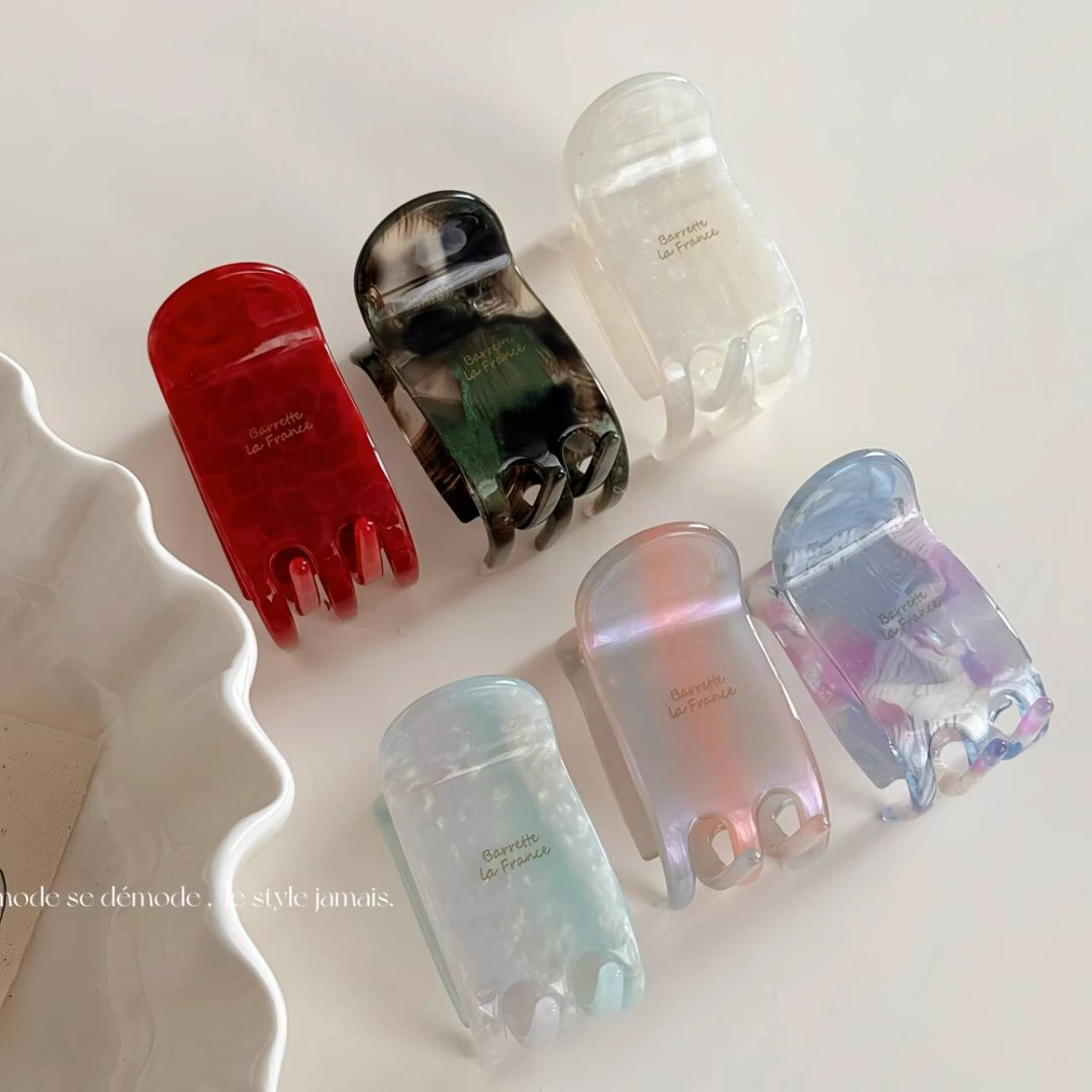 小但能抓醋酸高级感抓夹高马尾夹子发夹温柔盘发鲨鱼夹发饰新款