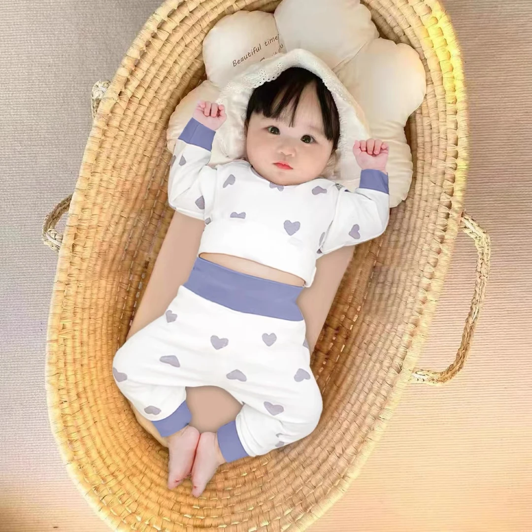 宝宝内衣套装0~4岁婴幼儿睡衣春秋冬季保暖纯棉高腰护肚秋衣秋裤