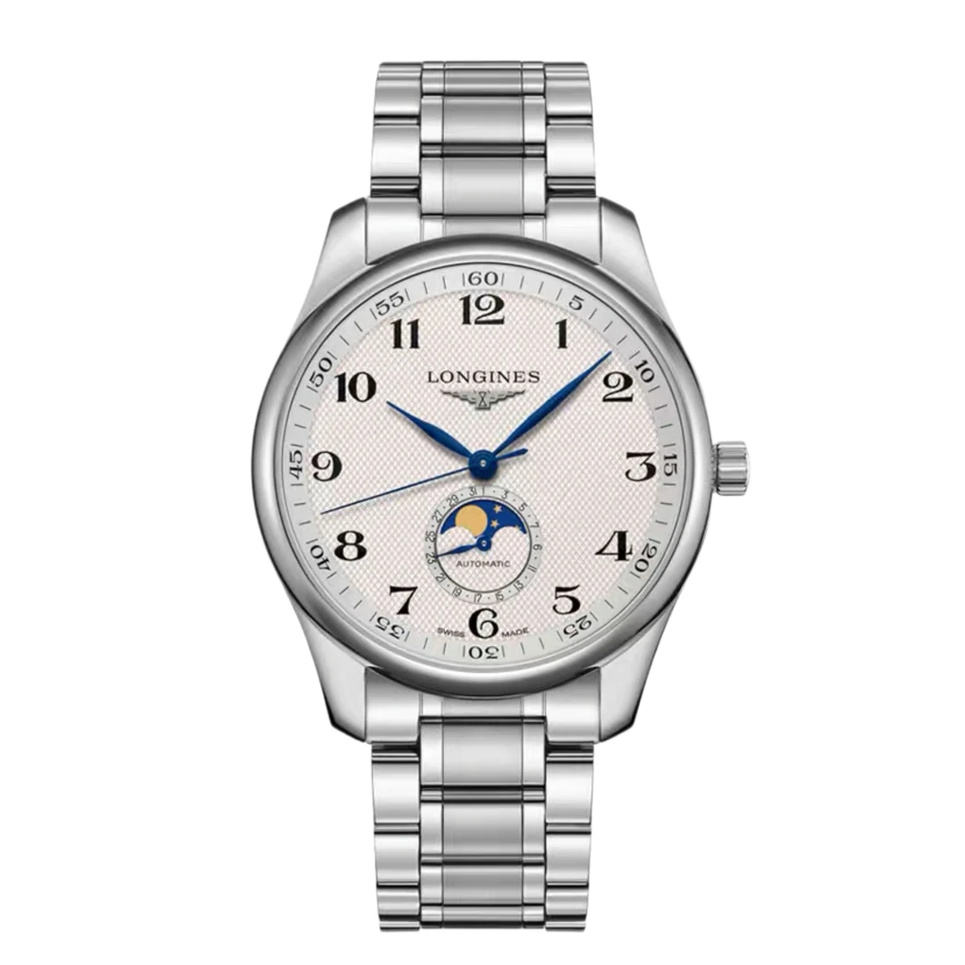 99新 Longines/浪琴 壹/名匠909四针月相阿拉伯/表径40