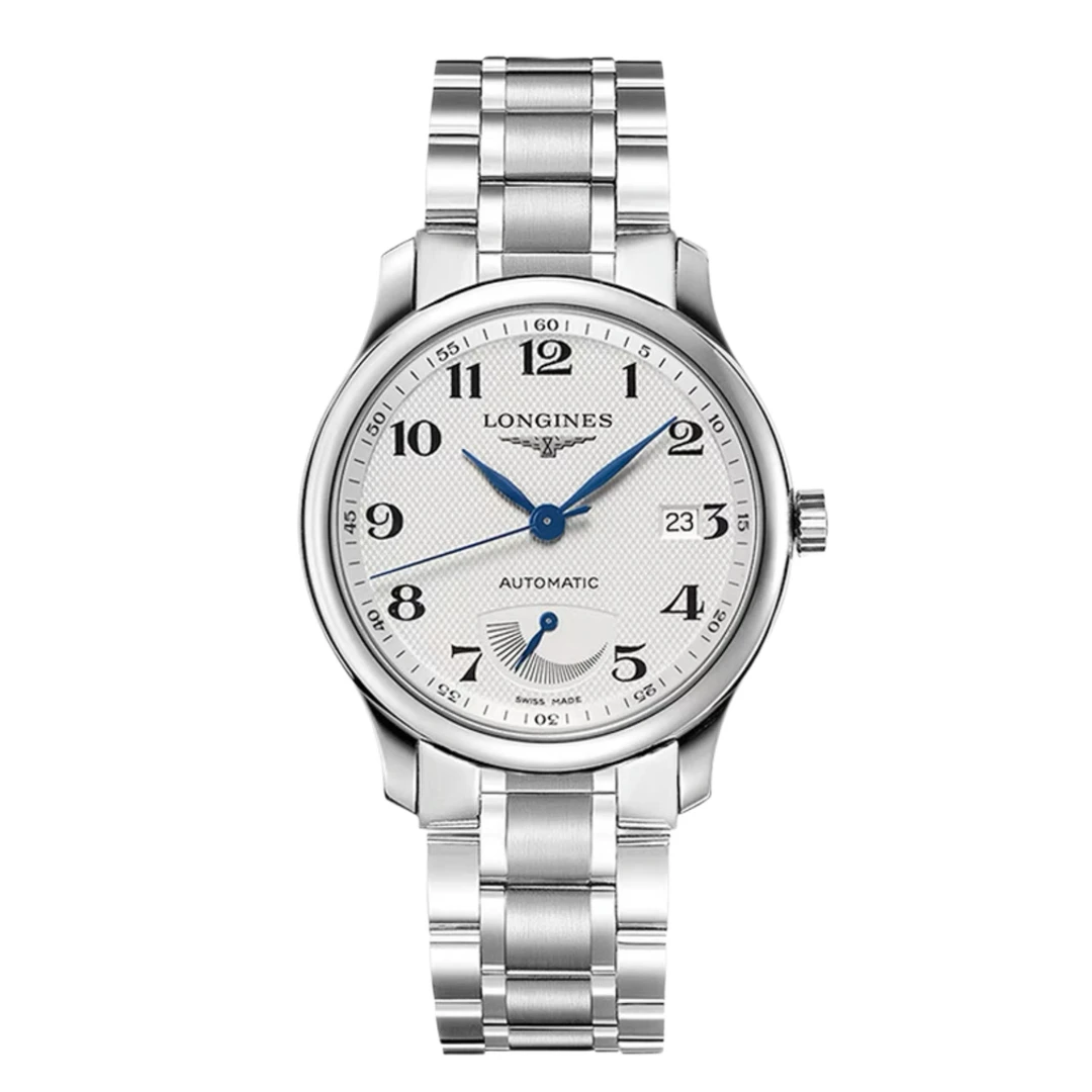 99新 Longines/浪琴 华/名匠708大嘴白/38.5表径/男士/