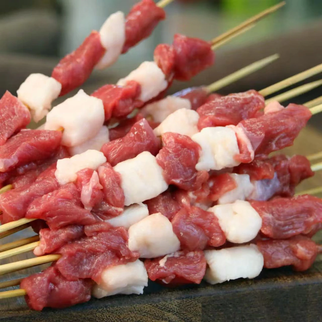 羊肉串一份约16串（约500克）